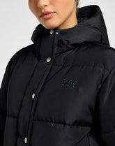 Damska Kurtka Zimowa Lee Long Puffer Jacket Unionall Black 112355161 LI54008520
